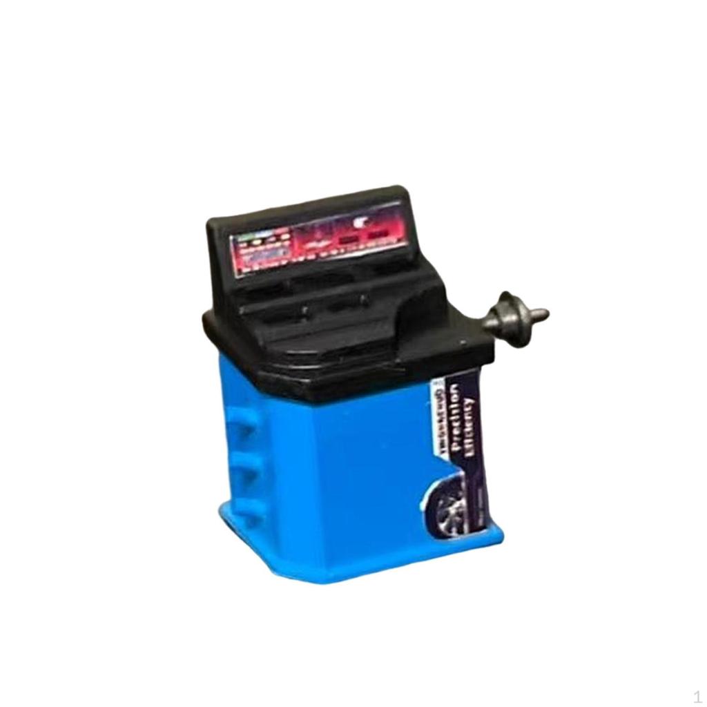 1/64 Tire Dynamic Balancing Machine Model 1:64 Scale Changer Realistic Collectible