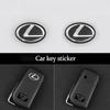 MMLU4 14/16mm Car Key Stickers Aluminum Decorative Paster For Lexus RX330 IS250 Ct200h ES300h GX Auto Interior Accessories keychain