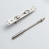 304 Stainless Steel Hidden Bolt Security  Built-in Latch Lock Embedded latch,Fire Emergency Door Escape Door Lock