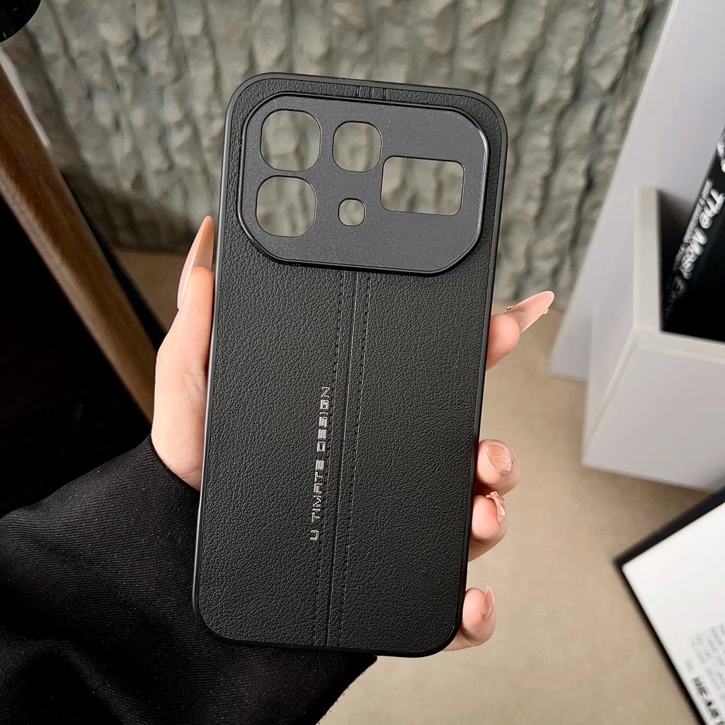 For Infinix Note 60 Pro Case Matte Hard Luxury Leather Anti Fall Protect Phone Cover For Infinix Note 60 Shell Shockproof Bumper