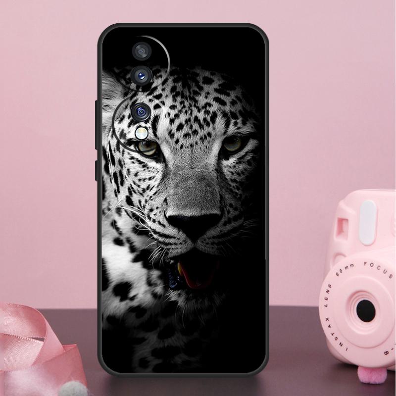 Cheetah Panther Snow Cheetah Case For Honor X9a X8a X7a X6a X7 X8 X9 X9b X8b Honor 10 50 70 90 Lite Magic 6 5 Pro Cover