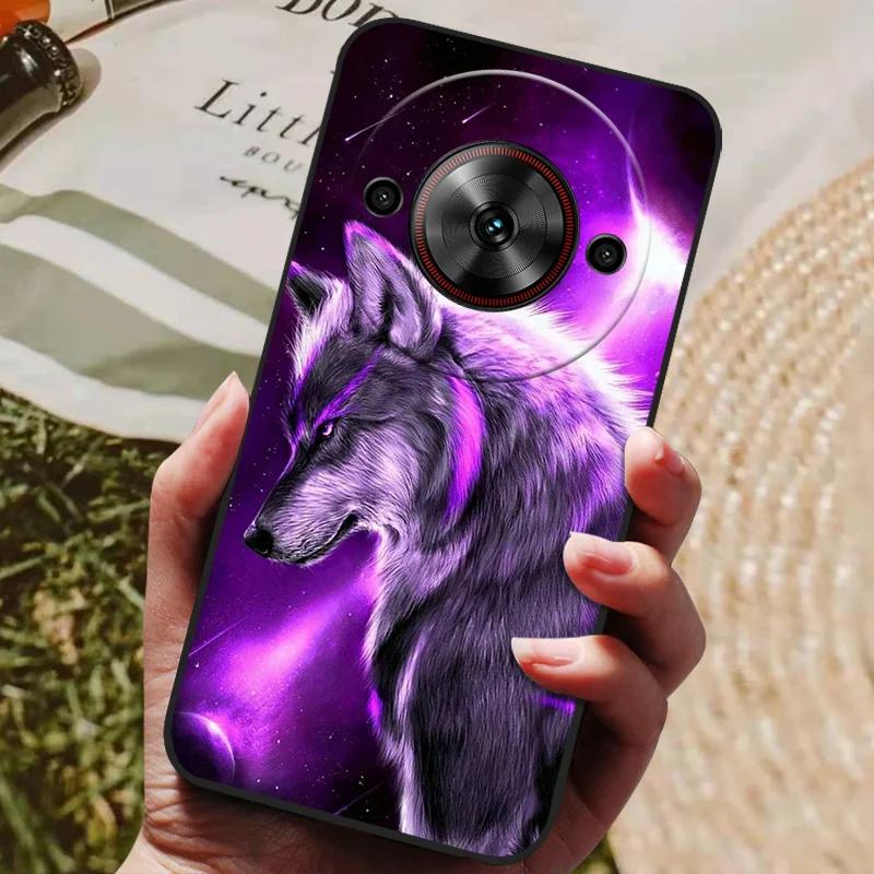 Per ZTE Blade A75 5G Custodia Cool Stampata Silicone TPU Morbida Cover per ZTE Blade A75 5G Custodie Nere Protettive Guscio Telefono A 75 5G