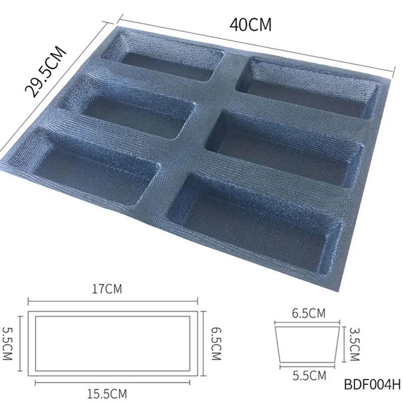 Silikonové síťované perforované formy na chléb Nepřilnavé pečicí plechy Formičky na hamburgery Forma na briošky Podnos Forma na francouzský chléb