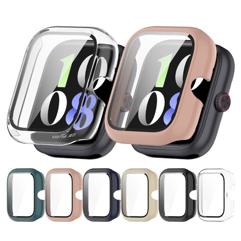 Watch Housing Protector Case with Screen Protector Film for IQOO Watch Dustproof Cover Shell Watch Scratchproof Case