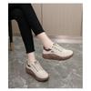 Soleist New Women's Shoes Spring Thick Sole Elevated Shoes Sports Shoes Women's Shoes Student Street Casual Board Shoes