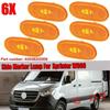 6X Car Side Marker Lamp Housing for Mercedes-Benz Sprinter W906 A0038202956 Side Fender Signal Clearance Lights