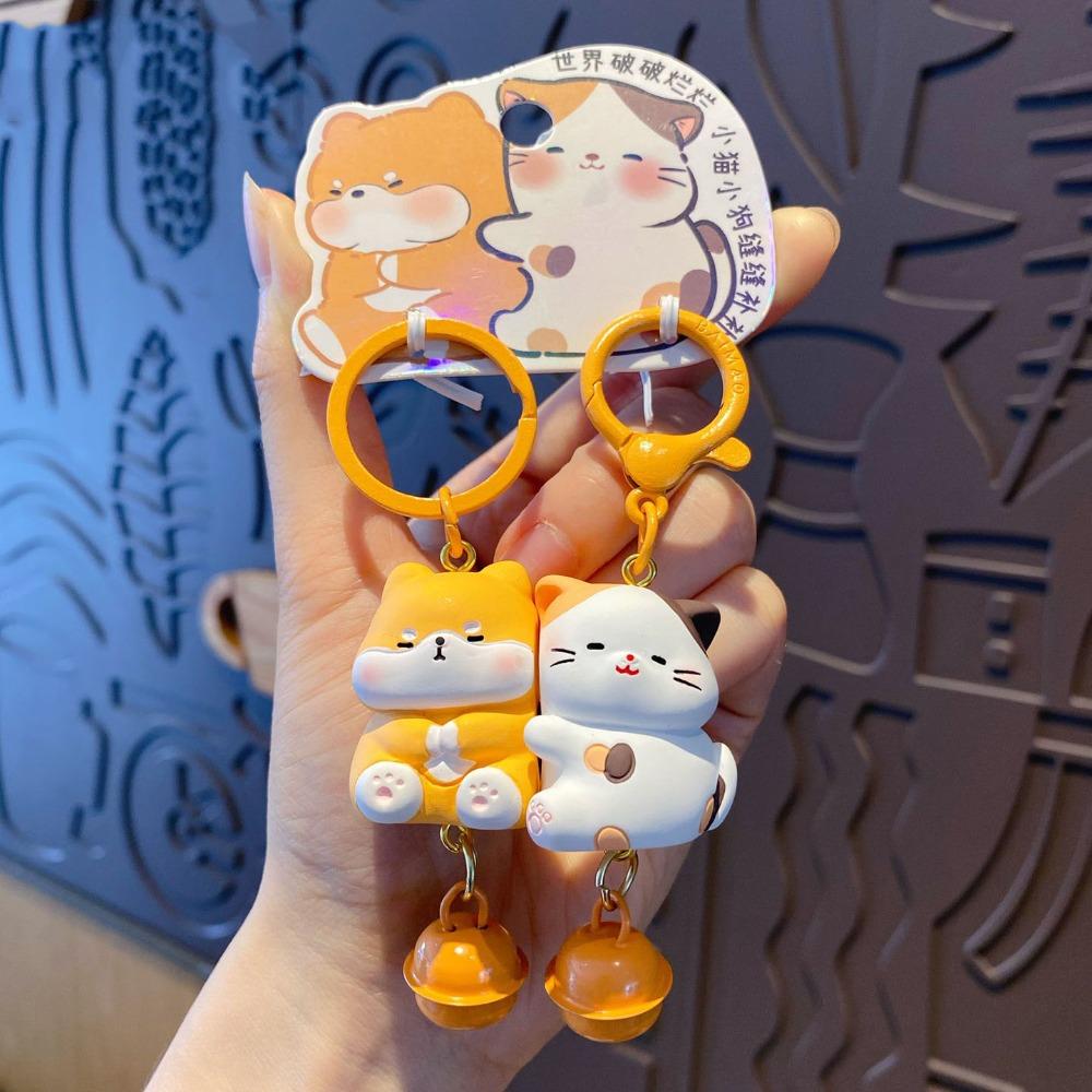 

Stylish Design Pet CP Magnetic Suction Pendant Hanging Chain Resin Doll Bag Charm Couple Gift Style 2