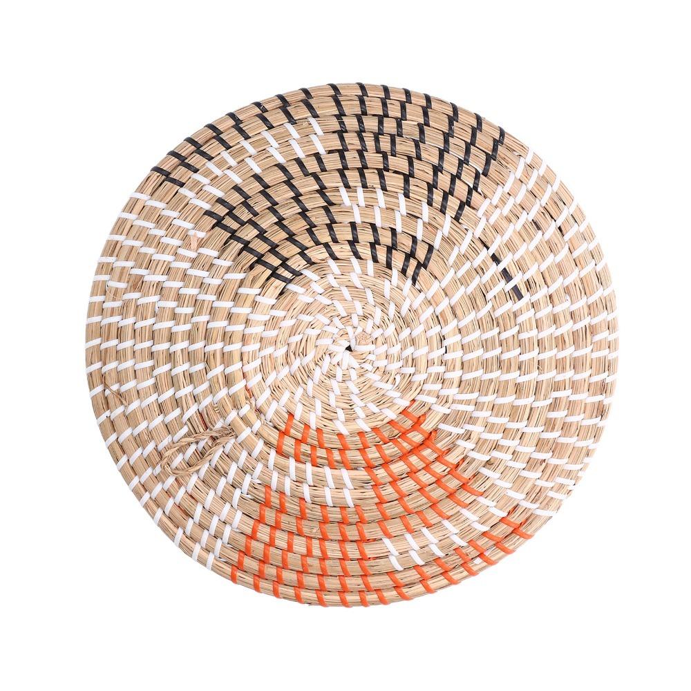 Cane Weave Heat Resistant Trivet Round Thickened Anti-scald Mat Kitchen Storage Basket  Kitchen