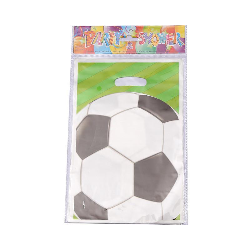 Party Football Theme Tableware Plates Napkins Flag Birthday Kids Favors Cartoon