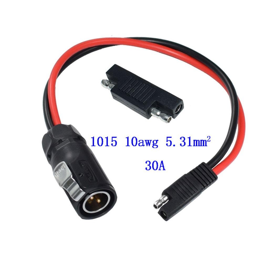 10AWG SAE 2 Pin To LP-20 Power Industrial Circular Connector for Solar RVs Cable