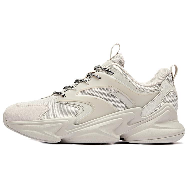 

New Anta Life Collection Non-slip Wear-resistant Shock Absorption Low-Top Chunky Sneakers Gray 11918881-4 39