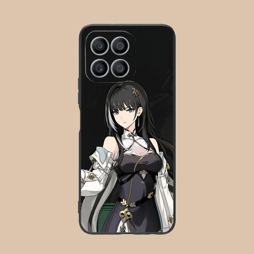

Wuthering Waves Baizhi Phone Case for Honor 90 80 70 60 50 30 20 10 9 8 7 Pro S SE Lite 5G Soft TPU Shockproof Cover Honor 8