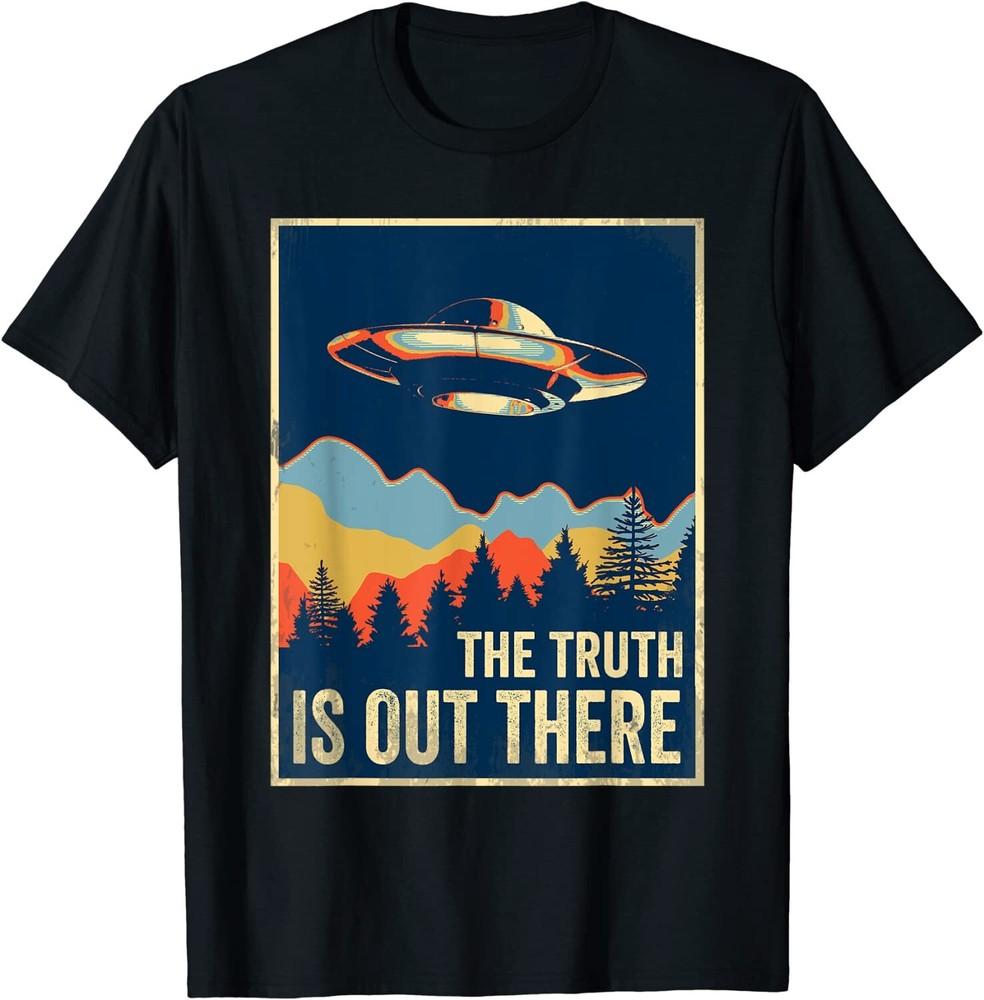 NEW LIMITED The Truth Is Out There Area 51 Alien UFO T-Shirt Tops Tee