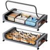 Oxford Cloth Under-Bed Storage Box with Wheels for Clothing and Sundries