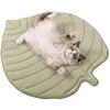 Cooling Mat for Dogs: Leaf-shaped Pet Cooling Mat, Soft Velvet Backing - Reversible Dog Blanket