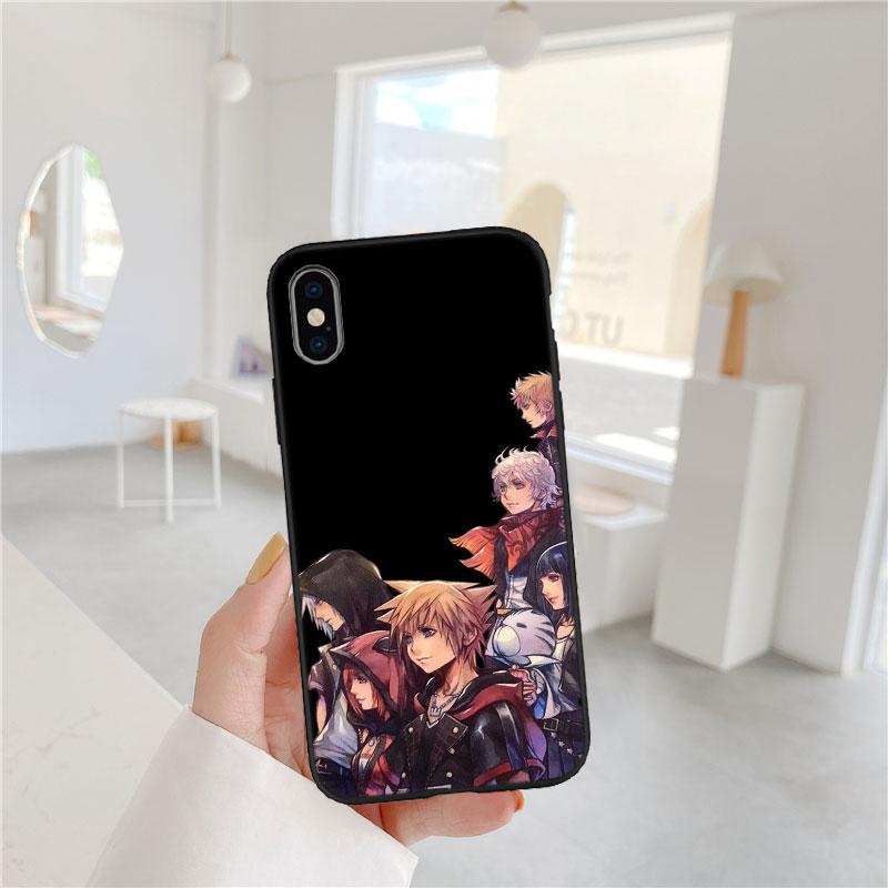 CJ73 Kingdom Hearts Soft Shell Phone Case for Redmi Note 13 14 Pro+ Plus A3 A3X 13X 13C 13R 14S 14C 14R