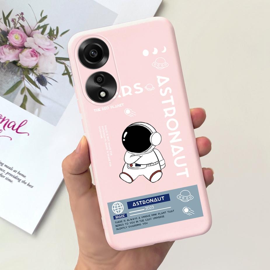 For Oppo A78 4G Case CPH2565 Cute Dinosaur Cartoon Painted Cover Soft Silicone Phone Case For Oppo A78 A 78 OppoA78 4G 5G Fundas