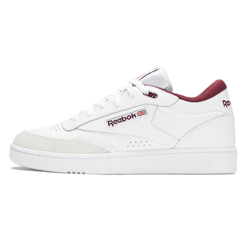 

Reebok Classics Club C Mid Ii White Classic Maroon Sneakers 100033035 43