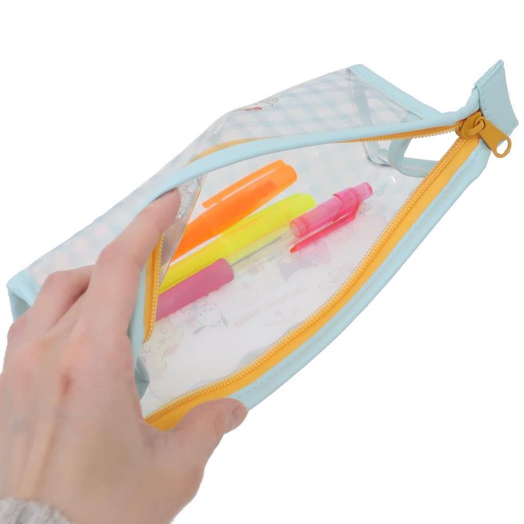 Tees Factory Sanrio Hello My Cinnamoroll Sanrio Bordered Pen Talking Tea Kitty, Kuromi, Pochacco, Pompompurin, Melody, Stationery, Characters, Pouch,