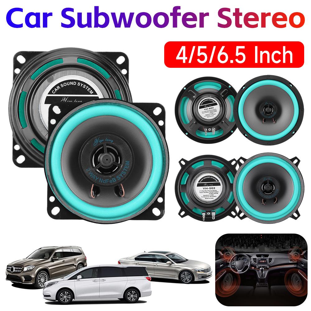 4/5/6 Inch Car Speakers Car 100W/160W Audio Music Stereo Full Range Frequency Car Stereo Speaker Universal Automotive Audio 2026