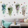 Flower & Butterfly Wall Sticker Multicolor Beautifual Decals  Background Wall