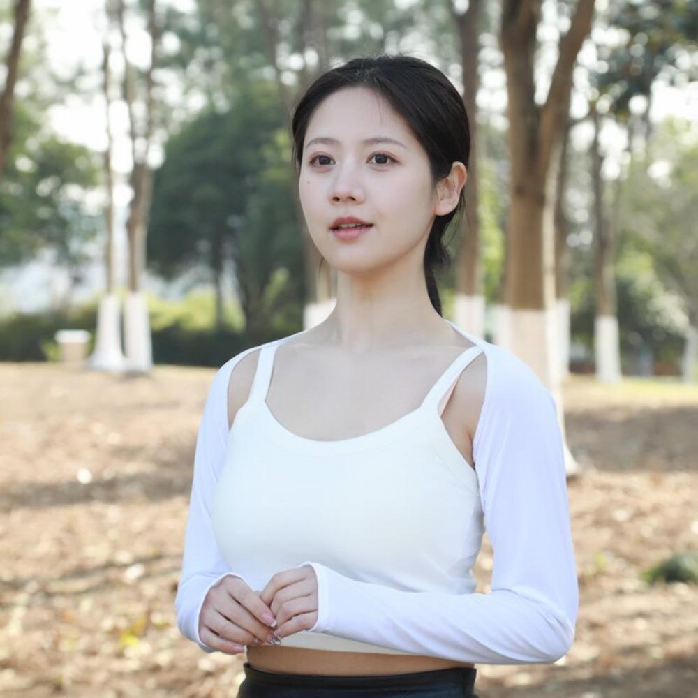 Sun Protection Ice Arm Sleeves Up Kimono Cardigans Open Cover Arm Cover Raglan Sleeve  Summer