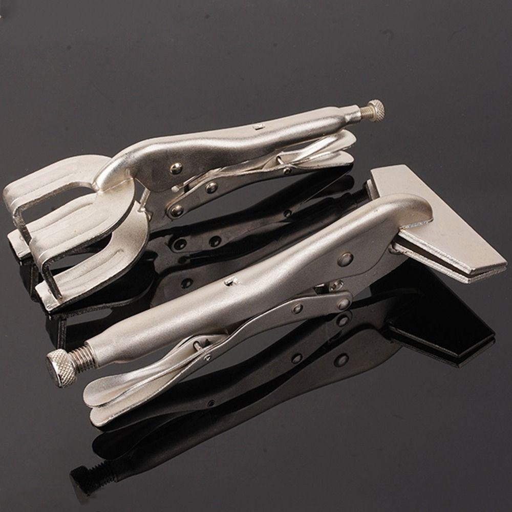 Adjustable Welding Clamp Pliers U-Shaped Jaw Locking Pliers Flat Nose Pliers  Family Emergency