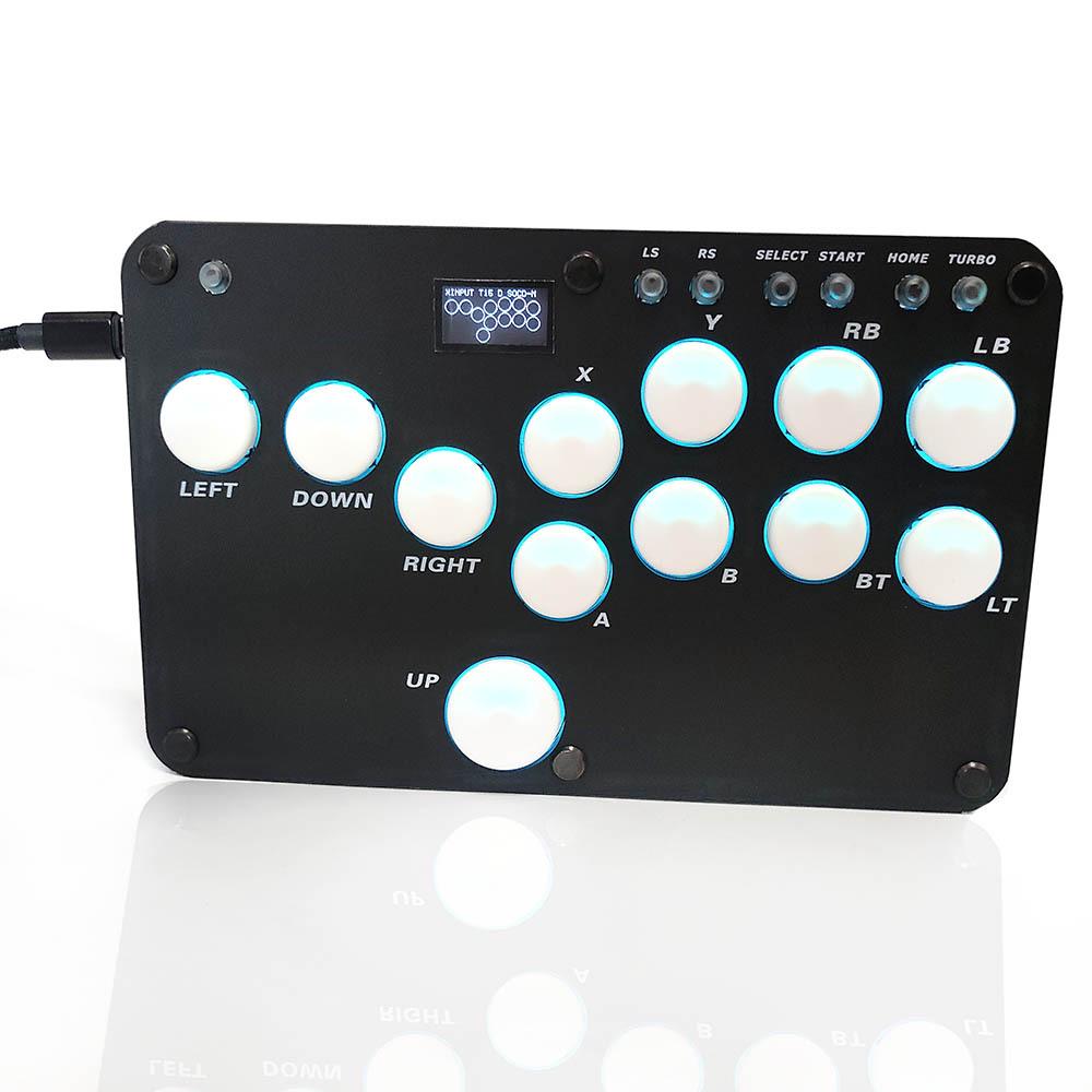 

Raspberry Pi Arcade Keyboard & Joystick for Street Fighter 6, King of Fighters, PC, PS5, Switch