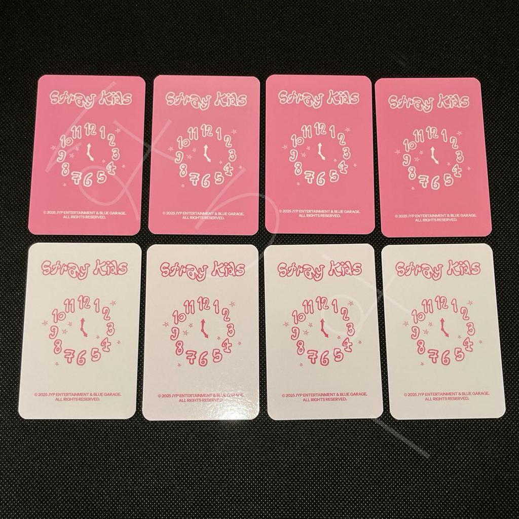 [USED] Straykids Fanmi Box Tape A B Trading Cards 8 Piece Complete