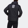 Adidas Logo Print Striped Pattern Stand Collar Long Sleeve Cotton Jacket Men Jacket Black HG6276
