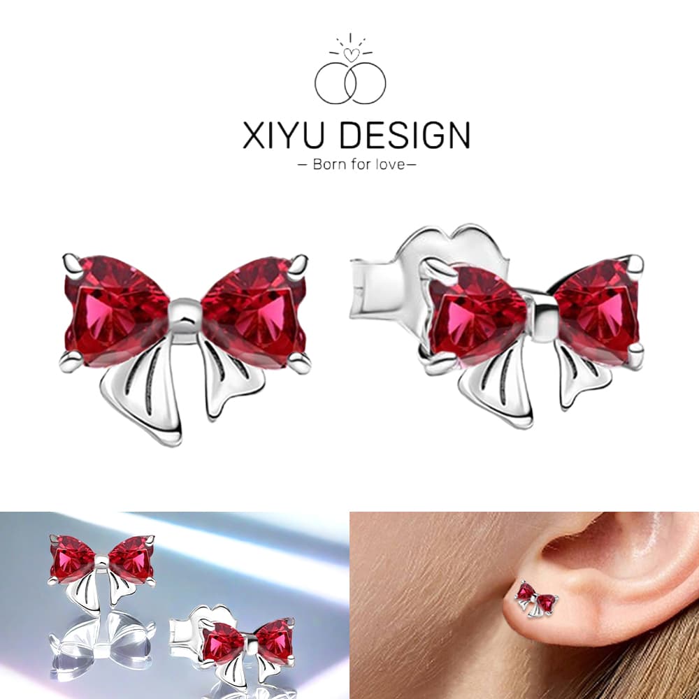 

Романтический набор украшений с бантом, медь, модные серьги, ожерелье, кольцо, браслет, набор для галстука, оригинальный, сделай сам, женский, изящный, подарок на День святого Валентина зелёный