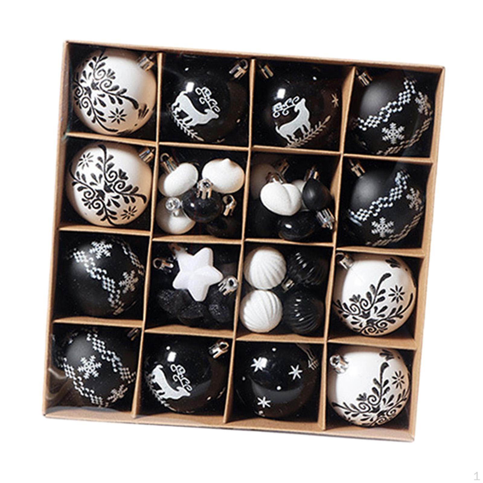 

52 шт. елочные шары, украшения, елка, подвесные украшения, подвески для