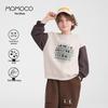 MOMOCO Boys' Colorblock Round Neck Sweatshirt