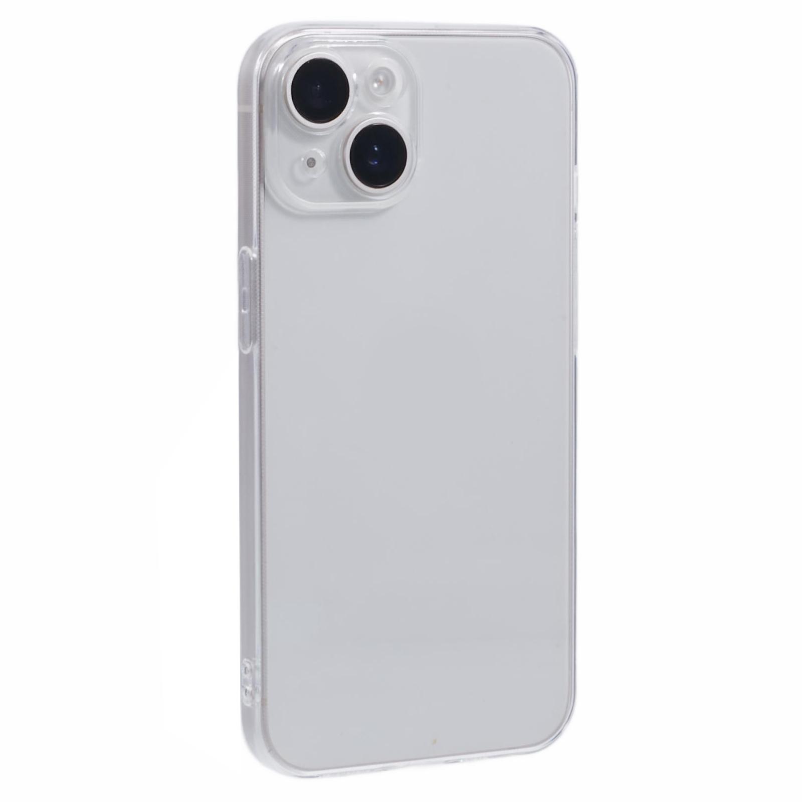 

For iPhone 14 Shockproof Case 1.5mm Thickness Clear TPU Phone Cover A