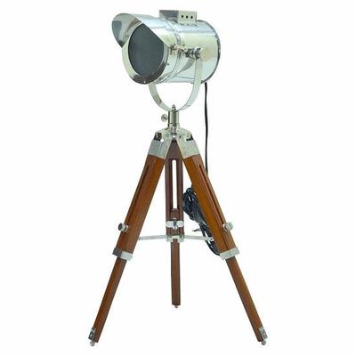 Luminária de ponto náutica, luminária de chão, luminária de mesa, luminária de boné marrom, luminária de decoração para sala de estar, decoração de escritório 71,12 cm
