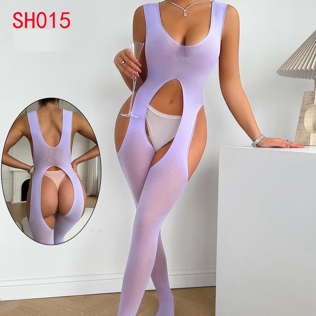 Bielizna Damska Plus Size Seksowna Koszula Nocna Pasjonujące Otwarte Pończochy Pokusa Uniform Bez Pasków Plus Size Namiętność Sh075