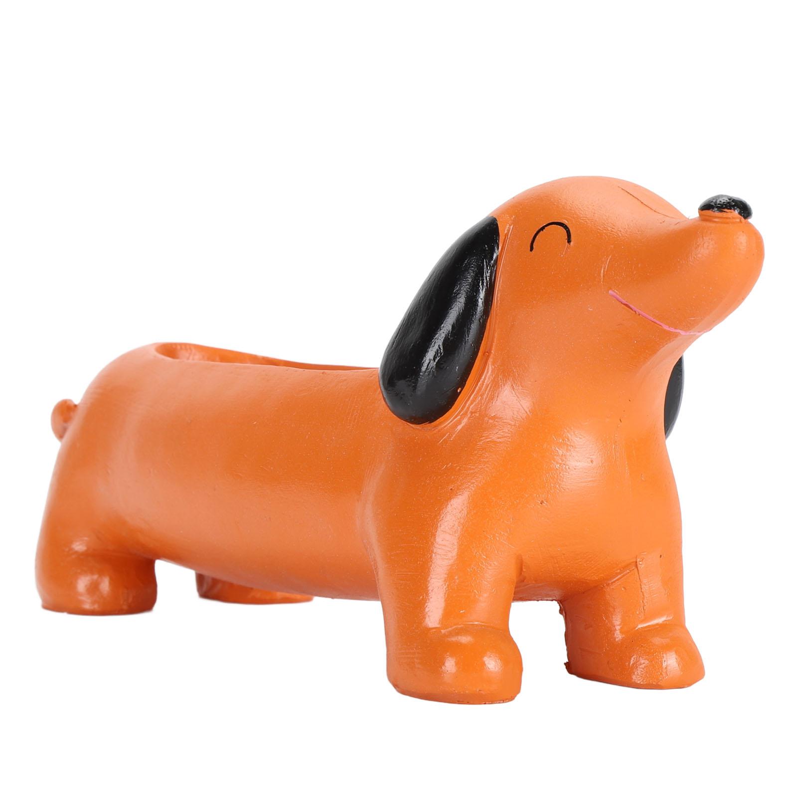 

Resin Dog Flower Pot, Cute Dachshund Garden Planter for Indoor and Outdoor, Waterproof Planter Easy to Clean with Heat Resistance, Great Choice