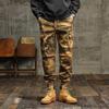 New Multi-pocket Overalls Loose Casual Pants Men's Straight Outdoor Sports Men's Trendy Pants Camouflage Military Pants