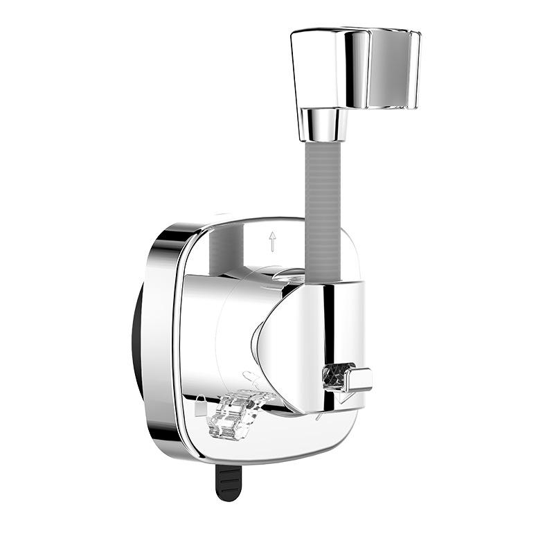 Adjustable No-Drill Shower Head Holder with Suction Cup