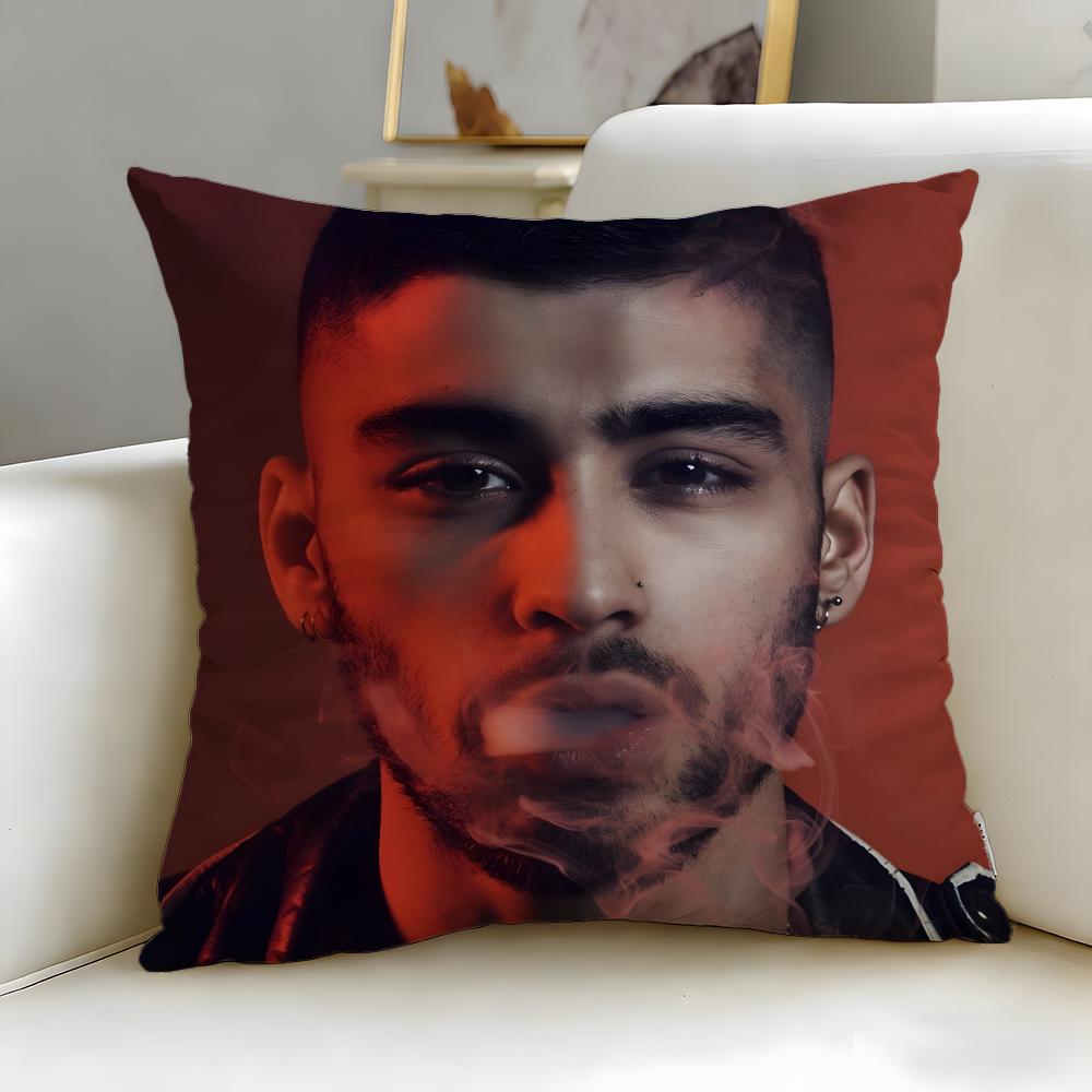 Popular Singer Zayn Malik Cushion Cover Soft EasyWash Pillow Case Versatile for Couch Bed Travel and Office