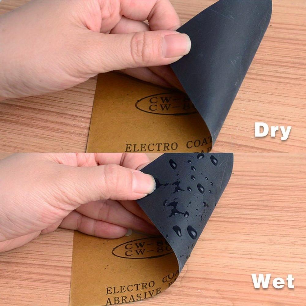102 Pcs Wet Dry Sandpaper 60 To 3000 Grit Assortment 3 X 5.5 Inch Abrasive Paper for Automotive Sanding, Wood Furniture Finishing