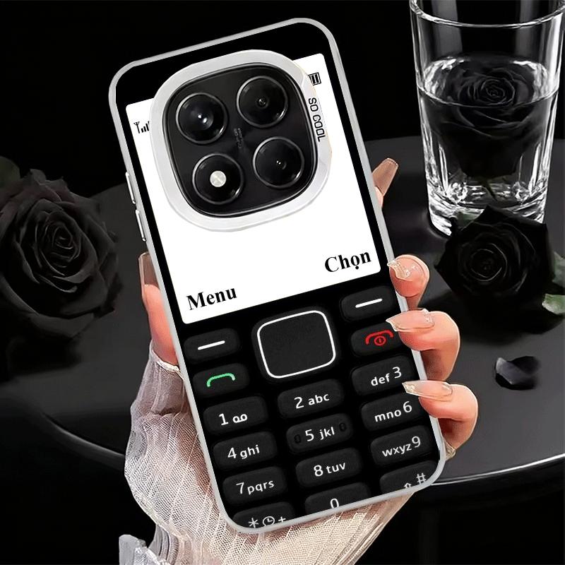 Funny Retro Callphone Shockproof Phone Case for Xiaomi Redmi Note 15 14 13 12 Pro Plus 11 11S 11T 5G Cover Anti Fall Fundas