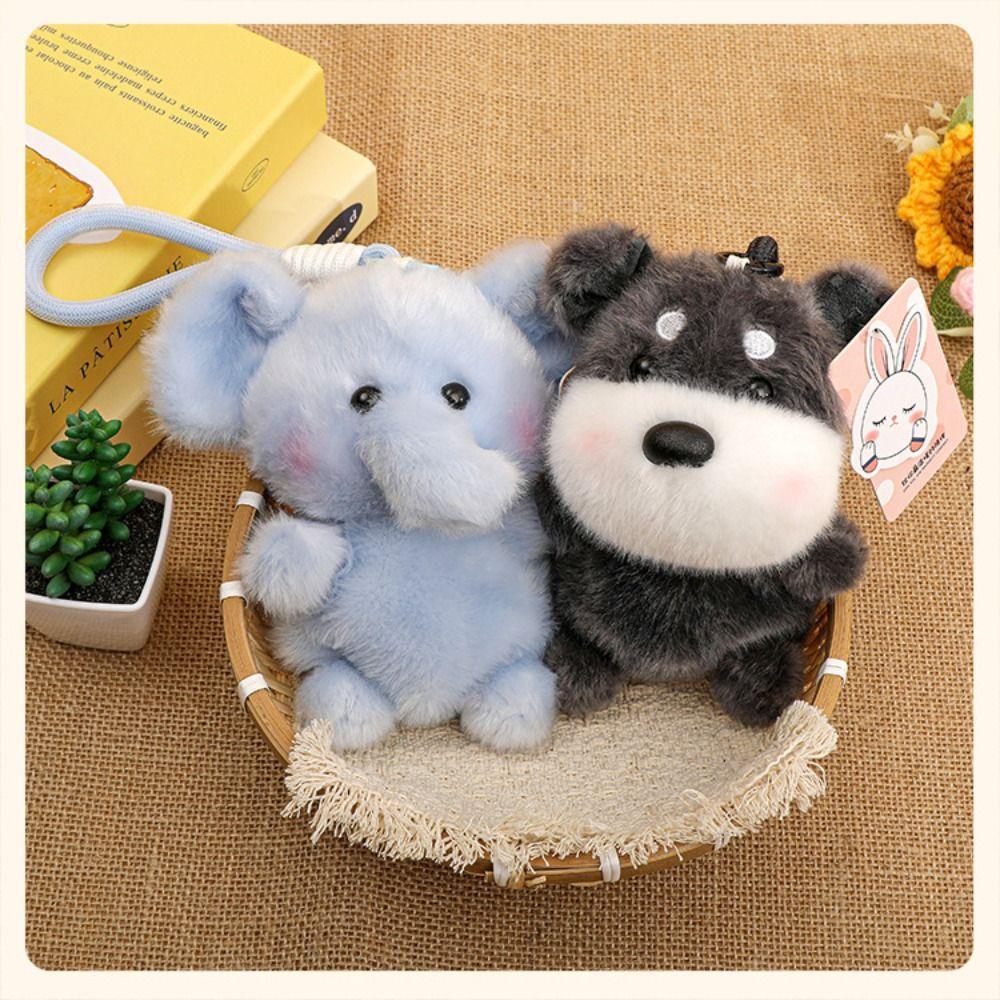 Sitting Animals Plush Pendant Dolls Panda Plush Toy Fashion Stuffed Doll  Gift