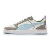 Puma Dribble Retro Rahat Dayanıklı Alçak Bilekli Yaşam Tarzı Günlük Ayakkabı Unisex Günlük Ayakkabı Gümüş Gri Beyaz 401057-06
