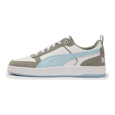 Dribble Retro Comfortable Durable Low-Top Lifestyle Casual Shoes Unisex Casual Shoes Silver Gray White 401057-06