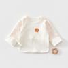 Anyang Infant & Children's Pure Cotton Seamless Half-Back Newborn Top Pajamas