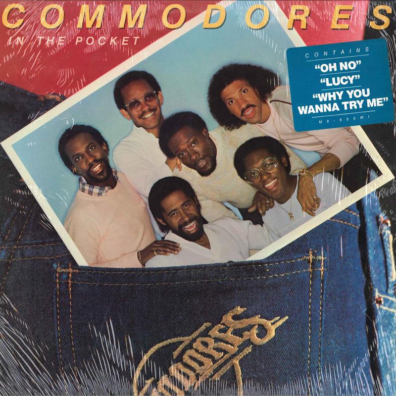 LP Record COMMODORES - In The Pocket M8955M1 MOTOWN 1981 US Soul/Funk Used