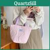 Charming Fresh And Sweet Embroidered Flower Handbag Ideal For Everyday Use
