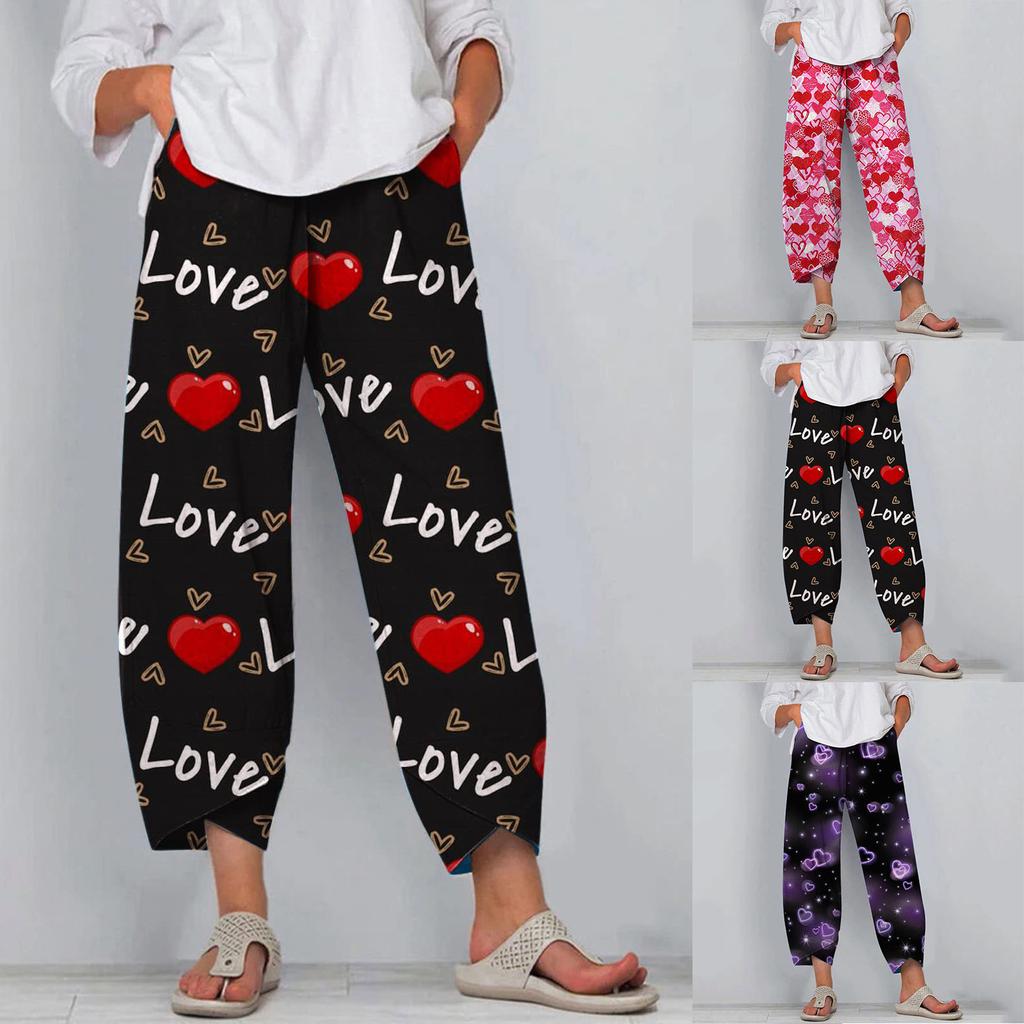Wide Leg Pants For Women Casual Elastic 