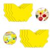 100er Pack Fruchtfliegenfalle Schmetterlingsgelb Zweiseitiges Klebepapier für Mücken Kleine Fluginsekten